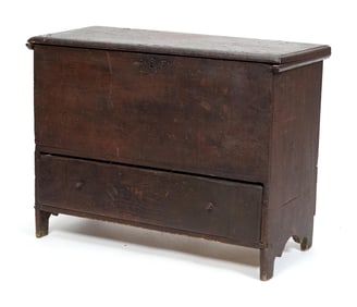 EARLY 19TH C. PAINTED BLANKET CHEST.