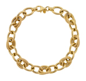 14K MILOR ITALIAN GOLD BRACELET.