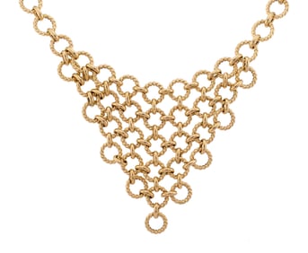 14K GOLD MILOR NECKLACE.
