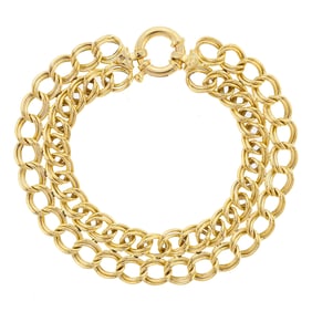 14K GOLD BRACELET.