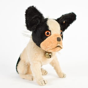 ANTIQUE STEIFF BULLY FRENCH BULL DOG.
