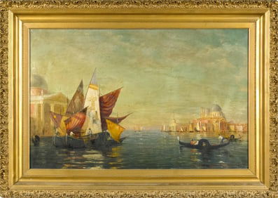 WILLIAM B. GIFFORD OIL, VENICE CANAL.