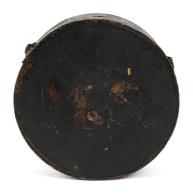 ANTIQUE CIVIL WAR ERA PAINTED CANTEEN.