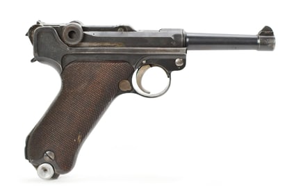 WWI MAUSER P08 LUGER 9MM SEMI-AUTOMATIC PISTOL.