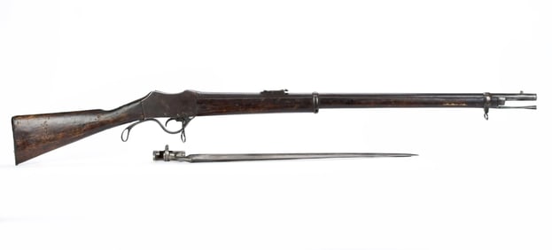 ANTIQUE MARTINI HENRY .577 CALIBER FALLING BLOCK.