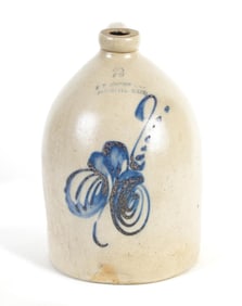 ANTIQUE E.P. NORTON, WORCESTER, MA JUG.