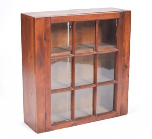 ANTIQUE HANGING CUPBOARD.