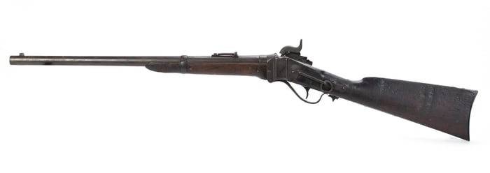 SHARPS 1863, .52 CALIBER PERCUSSION CAVALRY CARBINE.