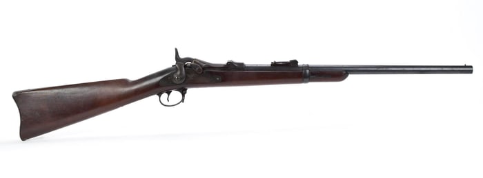 US SPRINGFIELD MODEL 1873 .4570 TRAP DOOR CARBINE.