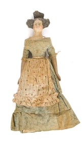 19TH C. MILLINER'S DOLL.