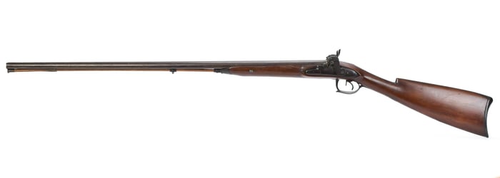 ANTIQUE 20 GAUGE DOUBLE BARREL SHOTGUN.