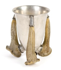 ANTIQUE STERLING TROPHY.