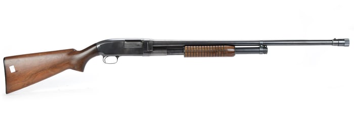 WINCHESTER MODEL 12, 12 GAUGE PUMP ACTION SHOTGUN.