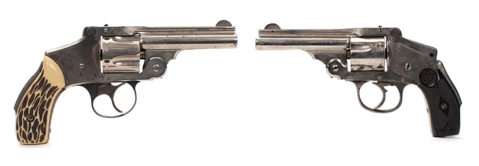 TWO SMITH & WESSON REVOLVERS, LEMON SQUEEZERS.
