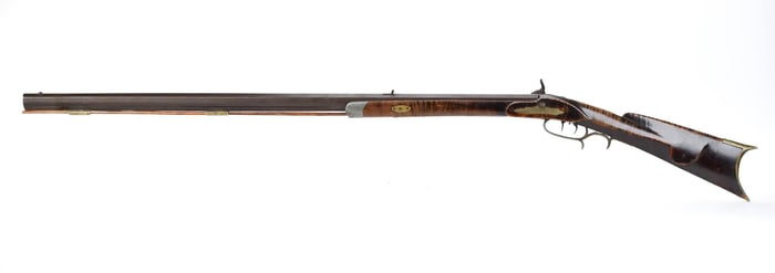 ANTIQUE J COSBY #160 .36 CALIBER TARGET MUSKET.