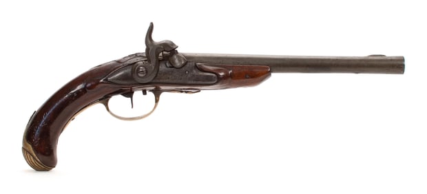 ANTIQUE PERCUSSION PISTOL.