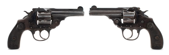 TWO IVER JOHNSON REVOLVERS.
