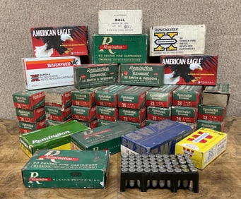 ROUGHLY 2,000, .38 CALIBER ROUNDS.