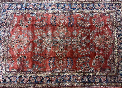 FINE ANTIQUE PERSIAN SAROUK RUG.