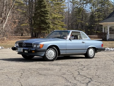 1988 MERCEDES 560SL CONVERTIBLE COUPE ROADSTER.