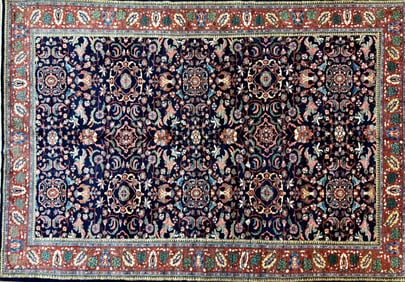 VINTAGE PERSIAN ORIENTAL RUG.