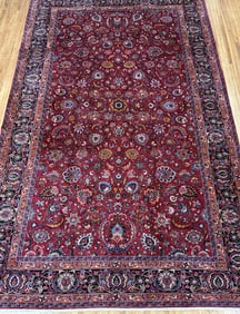 VINTAGE PERSIAN PERSIAN MASHAD RUG.