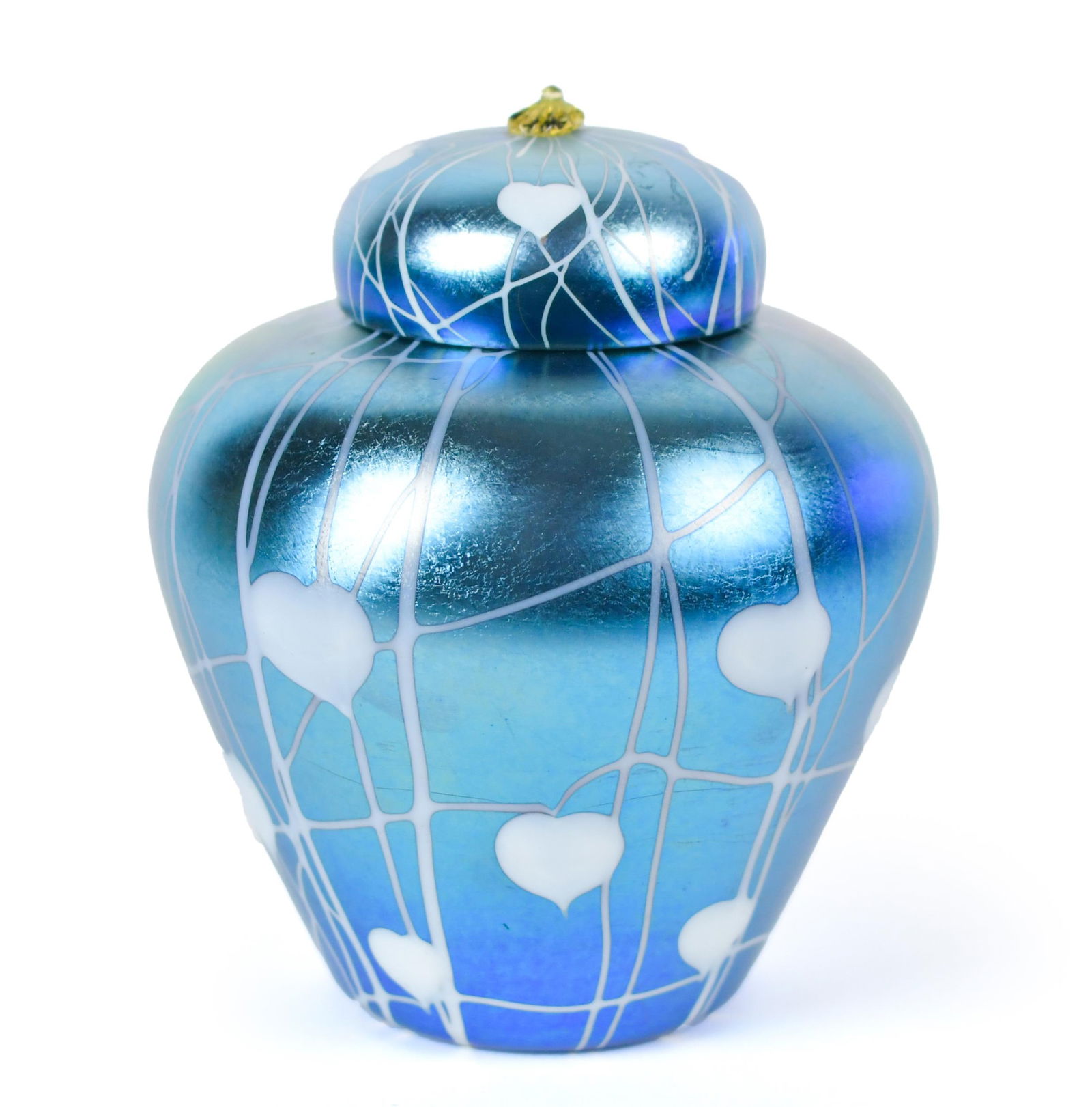 DURAND ART GLASS GINGER JAR. (1 of 11)