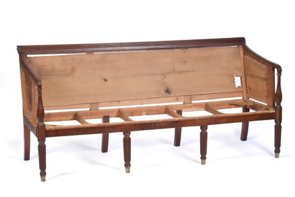 19TH C. BALITMORE FEDERAL SOFA FRAME.