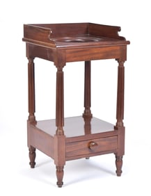 19TH C. BALTIMORE FEDERAL STAND, NEEDLES ATTRIB.