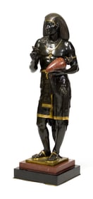 EMILE PICAULT BRONZE, EGYPTIAN SCRIBE.
