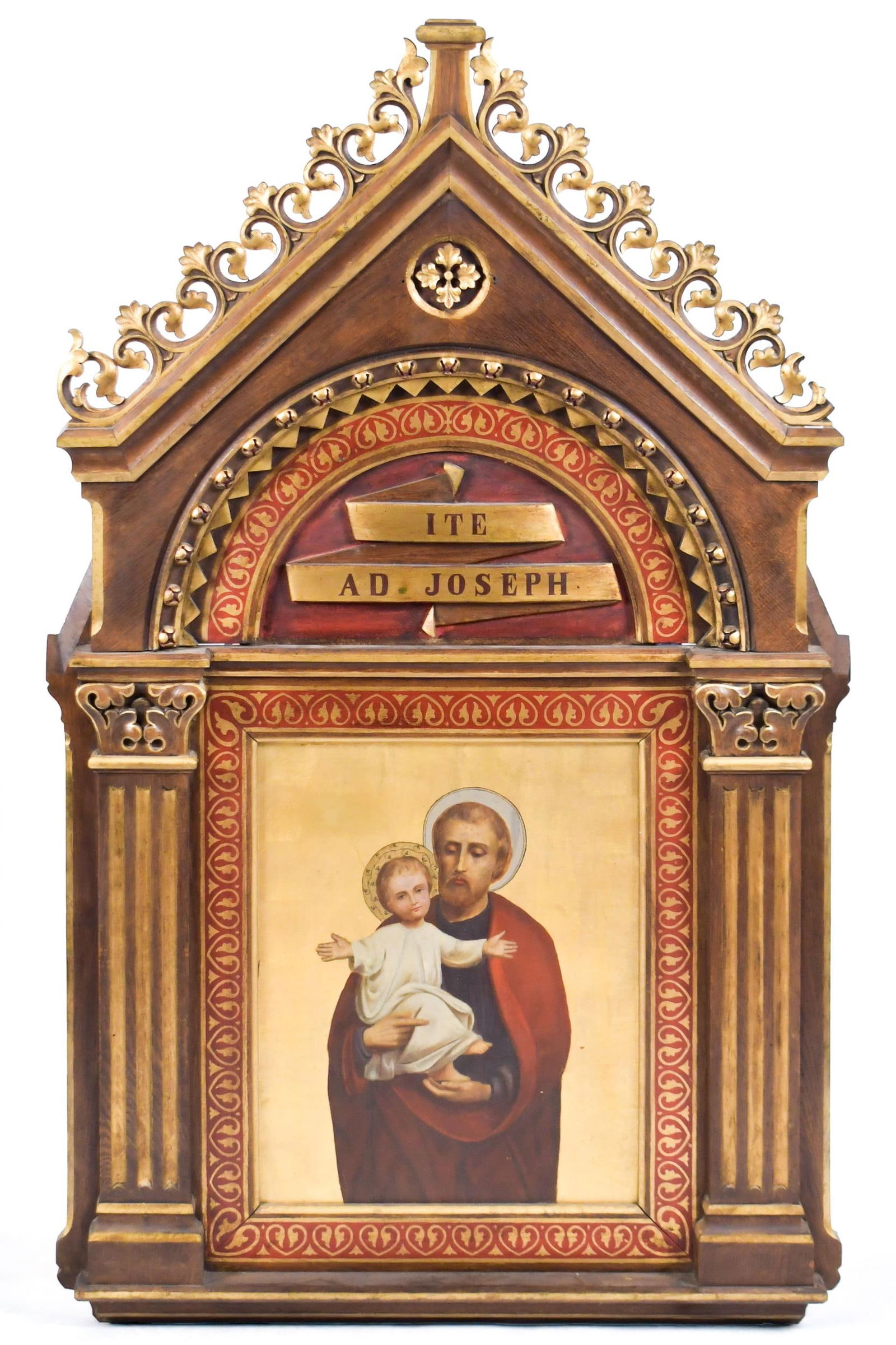 ANTIQUE LARGE SIZE ICON, ITE AD JOSEPH. (1 of 6)