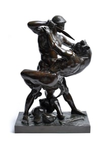 ANTOINE-LOUISE BARYE, THESEUS SLAYING THE MINOTAUR.