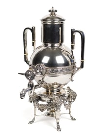19TH C. JOHN WENDT FOR BALL BLACK & CO. STERLING URN.