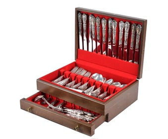 ALVIN STERLING FLATWARE SET, PRINCE EUGENE.