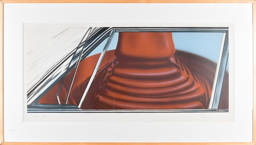 JAMES ROSENQUIST LITHOGRAPH, HIGHWAY TRUST.