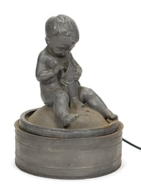 VINTAGE MARION SANFORD LEAD FOUNTAIN.