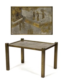 PHILIP AND KELVIN LAVERNE 'CHAN' END TABLE.