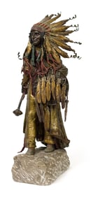 CARL KAUBA BRONZE, AMERIKA.