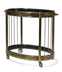 BERNARD ROHNE BAR CART.