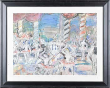 JON CORBINO WATERCOLOR, BALLET.