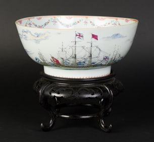 18TH C. CHINESE EXPORT BOWL.
