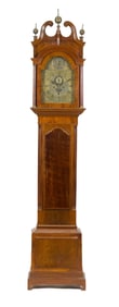 18TH C. ENGLISH WM. WEBSTER TALL CLOCK.