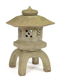 VINTAGE CONCRETE GARDEN PAGODA.