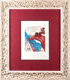 SALVADOR DALI LITHOGRAPH, MAIS O BELLE DIONEE.