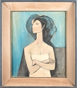 VALENTIN BLASCO OIL, WOMAN.