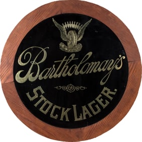 BARTHOLOMAYS STOCK LAGER ADVERTISING SIGN.