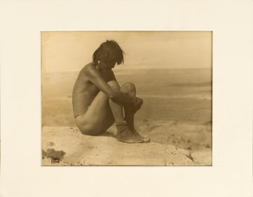 CARL MOON PHOTOGRAPH, ‘LAST OF HIS TRIBE’.