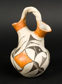 ACOMA WEDDING VASE, CARL MOON PROV.
