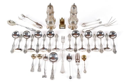ESTATE STERLING, 30 PIECES.