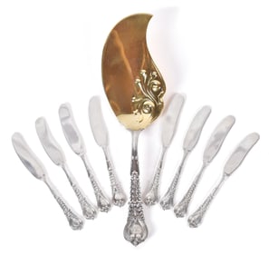 TIFFANY STERLING FLORENTINE FLATWARE.